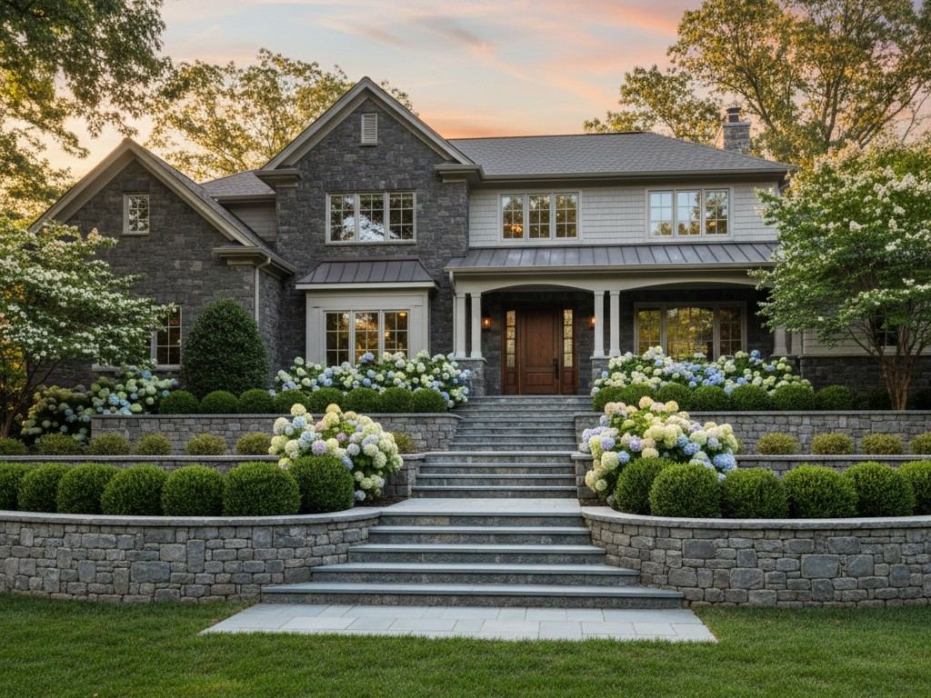 A front entrance that earns the drive